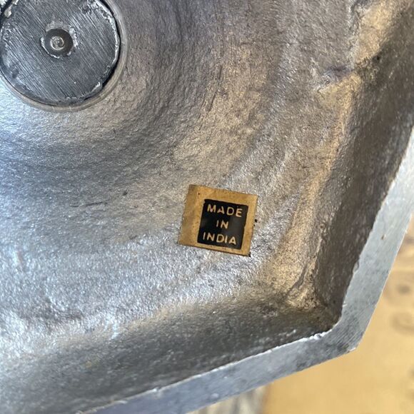 Pier 1 Twirled Silver Pillar Candleholders (3) - Picture 5 of 5